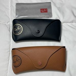 Ray Ban Sunglass Cases And Cleaning Cloth